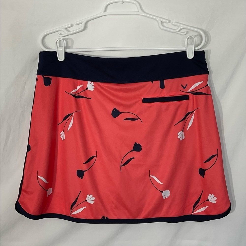 Callaway Coral Floral Mini Skirt - Picture 2 of 6